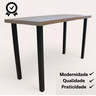 Pé de Mesa Industrial Ferro 75 X 50 Kit com 2 Cor Preto - 3
