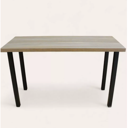 Pé de Mesa Industrial Ferro 75 X 50 Kit com 2 Cor Preto - 4