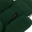 Ver mais imagens de Poltrona do Papai Reclinável Melim Elétrica Led Massagem Veludo Verde Fh1