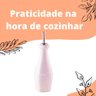 Azeiteiro de Porcelana 350ml Branco Assar e Servir Germer - 2