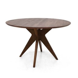 Conjunto Mesa Redonda Canela Adele 120cm com 4 Cadeiras Charles Eames Eiffel Preto - Iaza Móveis - 2