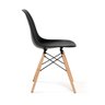 Conjunto Mesa Redonda Canela Adele 120cm com 4 Cadeiras Charles Eames Eiffel Preto - Iaza Móveis - 7