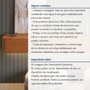 Ver mais imagens de Aparador Suspenso 100% MDF 3 Gavetas 180cm com LED Apolo Marrom/Marromle