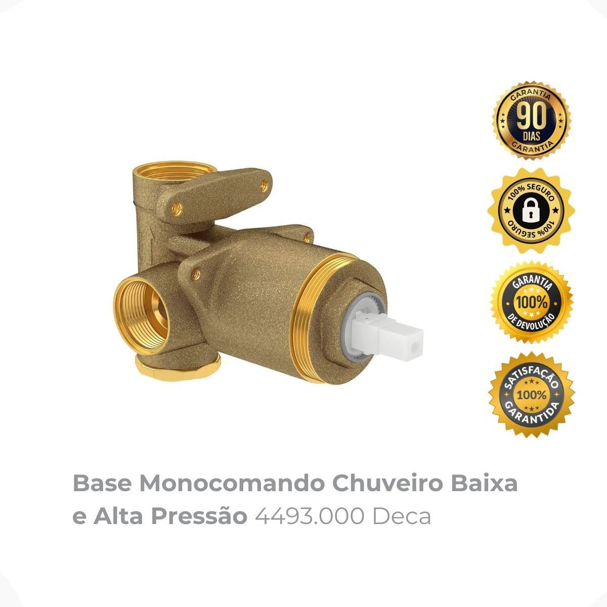 Base Monocomando Chuveiro Baixa/alta Pressão 4493.000 Deca - 2
