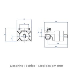Base Monocomando Chuveiro Baixa/alta Pressão 4493.000 Deca - 3