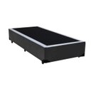 Ver imagem 2 de Cama Box Solteiro Colchão Mola Ensacada Premium + Box Sintético 60x88x188 Cor:cinza