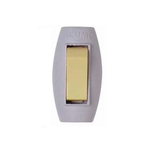 Kit 20 Interruptor Tipo Pera 1 Tecla Simples Cinza - Ilumi