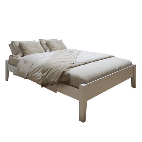 Cama Queen 168,5cm Turca Slim em Madeira Maciça
