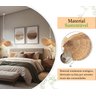 Pendente em Fibra Natural Rattan Chapeu Boho Sala E27 Nat80 - 10