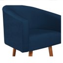 Ver imagem 5 de Poltrona Decorativa Sala de Estar Recepção Luiza Pés Palito Suede - Doce Sonho Móveis POLTRONAS POLT