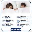 Ver imagem 3 de Colchão Viúva Ortobom Light Espuma D23 Branco/cinza 128x188x17