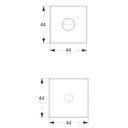 Ver imagem 5 de Fechadura Tetra Chave 800/33 Roseta Quadrada Rq1 Oxidado E-coat 40mm Stam
