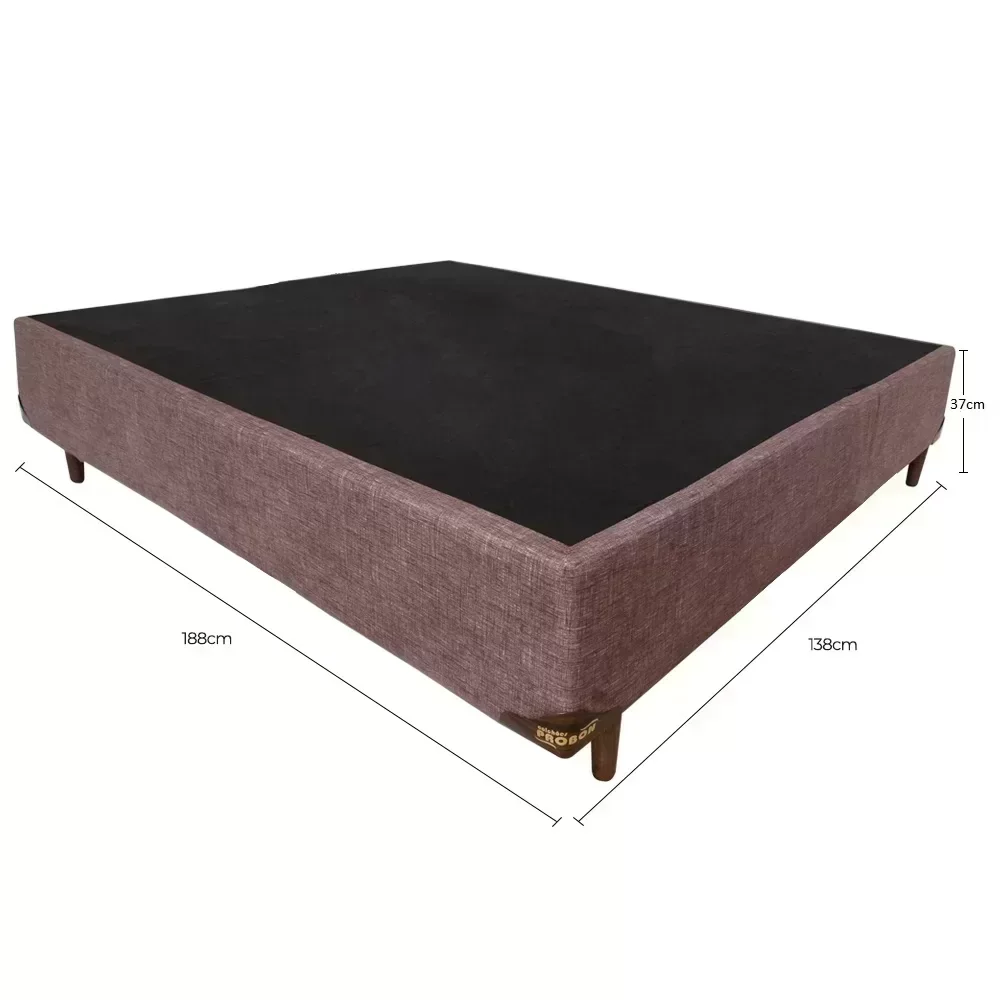 Base Box Casal 138x188x37cm Probon | MadeiraMadeira