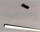Ver imagem 2 de Pendente Led Slim 1m Preto Mesa Escritório Bancada H. Office Arevo Iluminação Line LED 2700K LUZ AMA