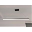 Ver imagem 3 de Pendente Led Slim 1m Preto Mesa Escritório Bancada H. Office Arevo Iluminação Line LED 2700K LUZ AMA