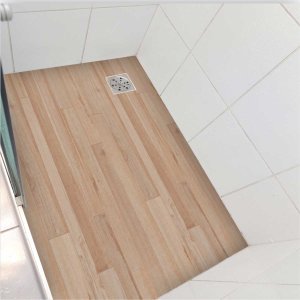Piso vinil para box antiderrapante madeira rosada - 1,20 x 0,97 metros