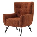 Ver imagem 1 de Poltrona Decorativa Malta Pes Ferro Linho Color Trend Tca 303 Moll