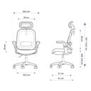 Ver imagem 5 de Cadeira de Escritório Ergonômica Elements Astra Preto