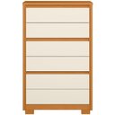 Ver imagem 6 de Cômoda para Quarto Pequena 6 Gavetas 79cm Unitá A04 Cinamomo Off White - Lyam Decor