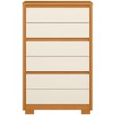 Ver imagem 6 de Cômoda para Quarto Pequena 6 Gavetas 79cm Unitá A04 Cinamomo Off White - Lyam Decor