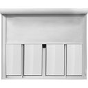 Ver imagem 1 de Janela de Aluminio 4 folhas c/Ven Integrada classic- 100x200