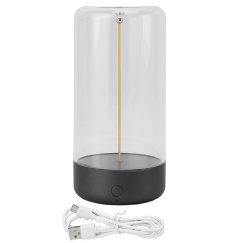 Luminaria Lampada Filamento Magnetica Minimalista Moderna Decorativa Mesinha Touch 3 Niveis Sala Qua