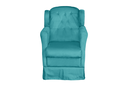 Ver imagem 3 de Puff e Poltrona Amamentação Balanço Quarto Baby Suede Azul Turquesa - Incasa Decor