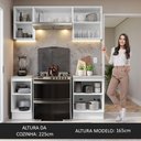 Ver imagem 7 de Armário de Cozinha Compacta 180cm Branco Glamy Madesa 12