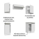 Ver imagem 5 de Armário de Cozinha Compacta 180cm Branco Glamy Madesa 12