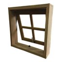Ver imagem 1 de Janela de Madeira Itaúba Vitro Max- Ar 60x60 com Guarnição Caixa 14cm