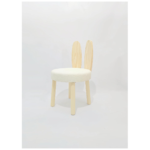 Cadeira Infantil Coelho com Assento Acolchoado