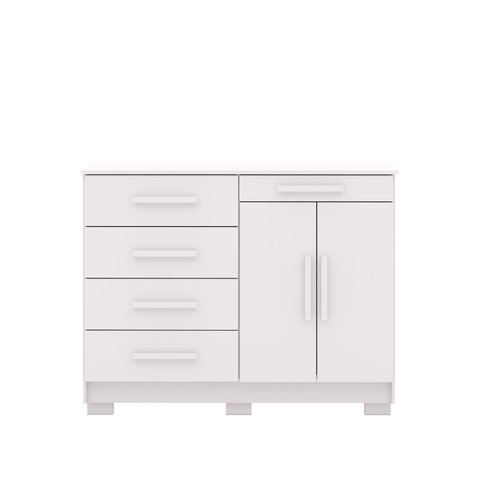Comoda Sapateira 5 Gavetas e 2 Portas Nature Alasca