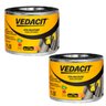 2 Manta Asfáltica Adesivo Alumínio Vedacit 10cmx10m Telha - 1