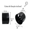 Ver imagem 6 de 6 Balizador Embutir Muro Externo Redondo Branco Led Lup90