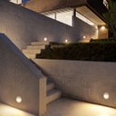 Ver imagem 7 de 6 Balizador Embutir Muro Externo Redondo Branco Led Lup90