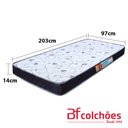 Ver imagem 4 de Colchão Solteirão BF Espuma D33 Selada 97x203x14 Anti Alérgico 