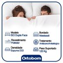 Ver imagem 4 de Cama Baú Casal Suede + Colchão Casal Ortobom Iso Dupla Face 60x138x188 Marrom