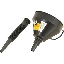 Funil Plástico 160mm Bico Flexível com Peneira - Vonder - 1