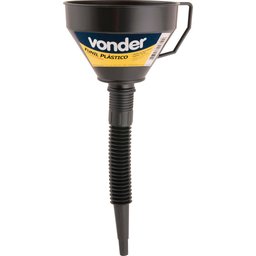 Funil Plástico 160mm Bico Flexível com Peneira - Vonder - 3