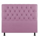 Ver imagem 1 de Cabeceira Cama Box Casal King Size Nice 195cm Suede Rosa - Abmaza