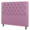 Ver imagem 3 de Cabeceira Cama Box Casal King Size Nice 195cm Suede Rosa - Abmaza