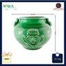 Cachepot Cerâmica Brilhante com Pintura Verde Tipo Estonada (52 X 52 X 39 Cm) - 2