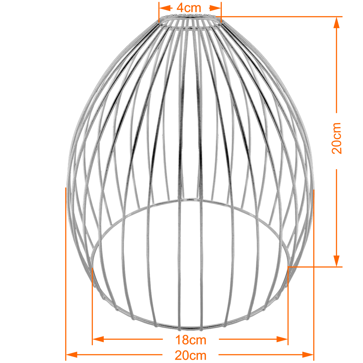 Cupula de Aramado Balloon Cobre para Pendentes e Abajures - 2