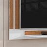 Painel Para TV 42 Polegadas Catar Várias Cores JM3 Móveis Branco/Freijó - 14