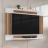 Painel Para TV 42 Polegadas Catar Várias Cores JM3 Móveis Branco/Freijó - 11