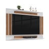 Painel Para TV 42 Polegadas Catar Várias Cores JM3 Móveis Branco/Freijó - 4