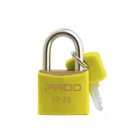 Cadeado Pado 25mm Amarelo