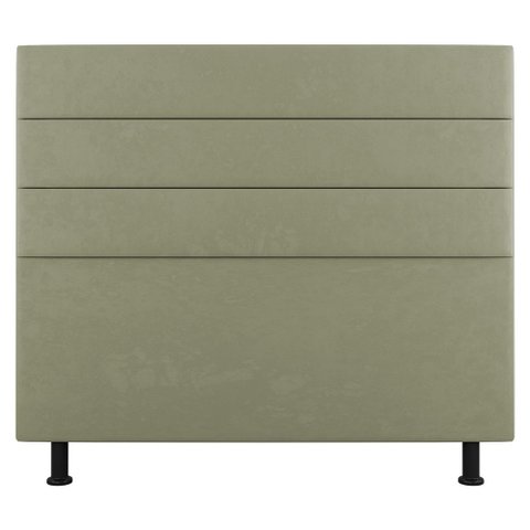 Cabeceira Cama Box Casal Queen Size Malik 160cm Sintético Bege - Abmaza