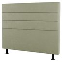 Ver imagem 3 de Cabeceira Cama Box Casal Queen Size Malik 160cm Sintético Bege - Abmaza