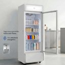 Ver imagem 3 de Expositor Refrigerador Vertical Porta de Vidro Hq 320 Litros Cinza Hq-320REVPVX